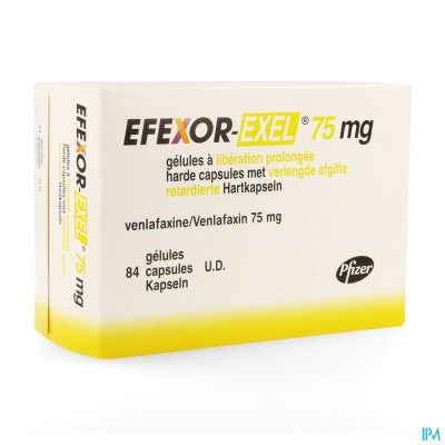 Efexor-exel 84 Caps 75mg Ud