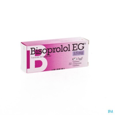 Bisoprolol EG Tabl 30X2,5Mg