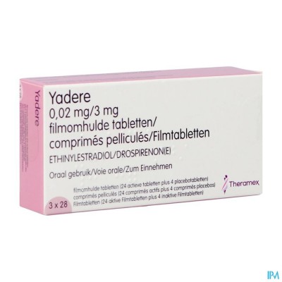 Yadere 0,02mg/3mg Filmomh Tabl 84