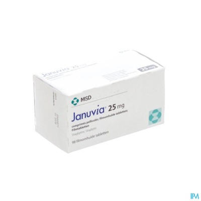 Januvia 25mg Filmomh Tabl 98 X 25mg