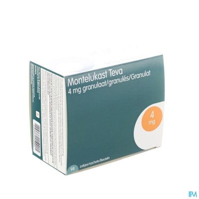 Montelukast Teva 4mg Gran Zakjes 98