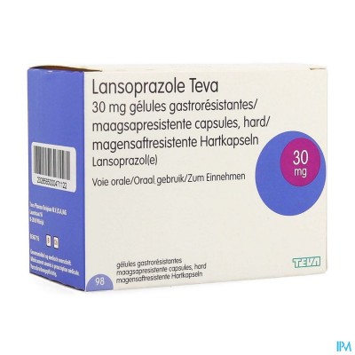 Lansoprazole Teva 30mg Caps 98 X 30mg