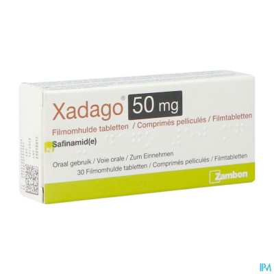 Xadago 50mg Filmomh Tabl 30 X 50mg