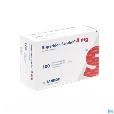 Risperidon Sandoz Comp Pell 100 X 4mg