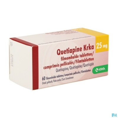 Quetiapine Krka 25mg Filmomh Tabl 60