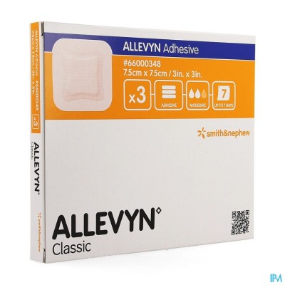 Allevyn Adh Verb Hydrocel. 7,5x 7,5cm 3 66000348