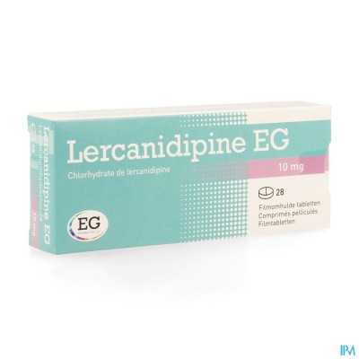 Lercanidipine EG 10 Mg Filmomh Tabl 28 X 10 Mg