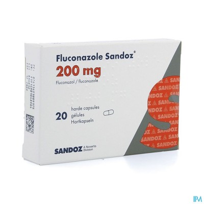 Fluconazole Sandoz Caps 20 X 200mg