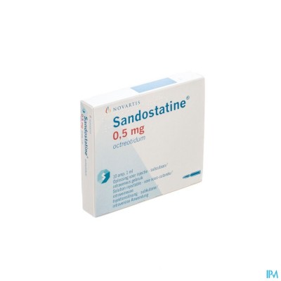 SANDOSTATINE AMP S.C. 10X0,5MG/ML