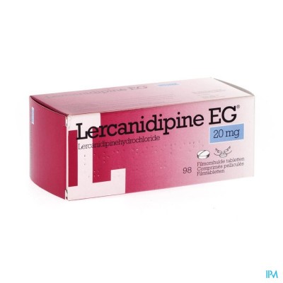 Lercanidipine EG 20 Mg Filmomh Tabl 98 X 20 Mg