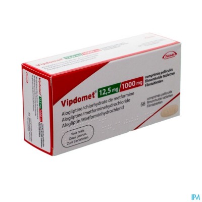 Vipdomet 12,50mg/1000mg Omhulde Tabl 56