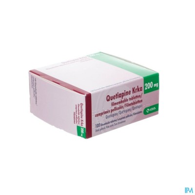 Quetiapine Krka 200mg Filmomh Tabl 100