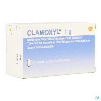 Clamoxyl 1000 "tabs" Comp 24x1000mg