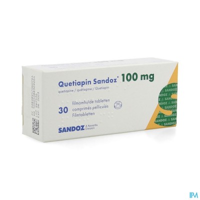 Quetiapin Sandoz Filmomh Tabl 30 X 100mg