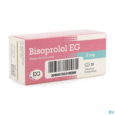 Bisoprolol EG Tabl 30X 5Mg