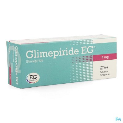Glimepiride EG 4Mg Tabl 90