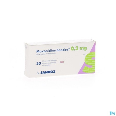 Moxonidine Sandoz Comp 30 X 0,3mg