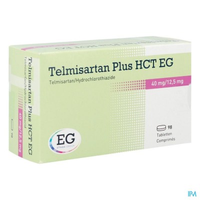 Telmisartan Plus Hct EG 40Mg/12,5 Mg Tabl  98