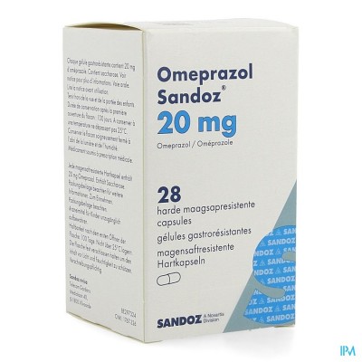 Omeprazol Sandoz Caps Enter 28 X 20mg