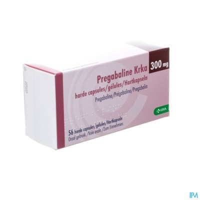 Pregabaline Krka 300mg Harde Caps 56 X300mg