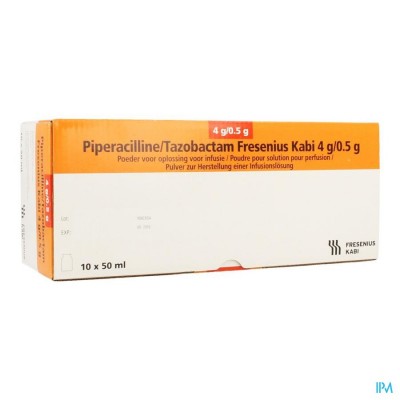 Piperacilline/tazobactam Fresenius Kabi 4g/0,5g 50ml Vial