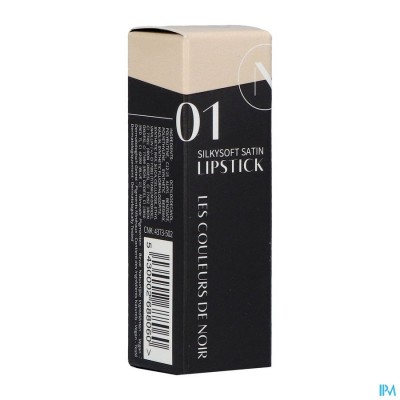 Couleurs De Noir Silkysoft Satin Lipstick 01