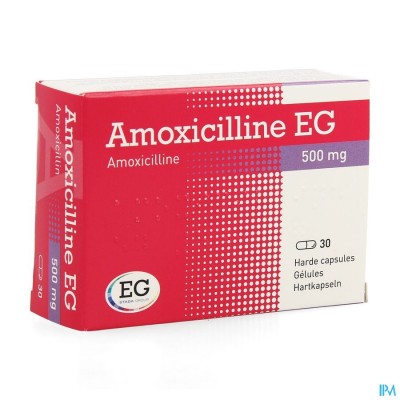 Amoxicilline EG Caps 30 X 500 Mg