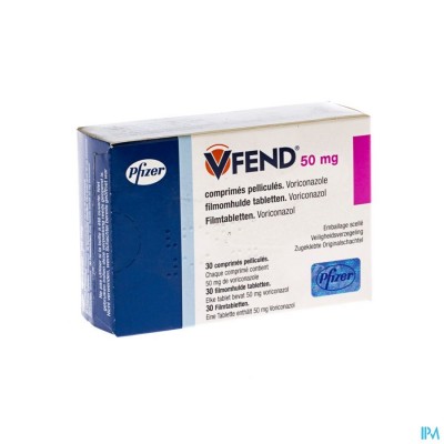 Vfend 50mg Filmomh Tabl 30