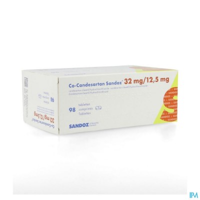 Co Candesartan Sandoz Tabl 98 X 32mg/12,5mg