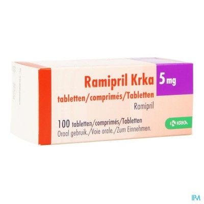 Ramipril Krka 5,0mg Comp 100