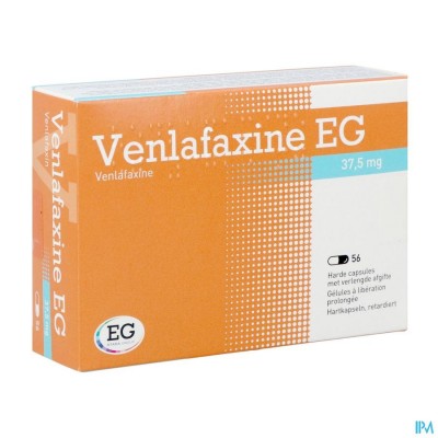 Venlafaxine EG 37,5 Mg Caps Verlengde Afgifte 56