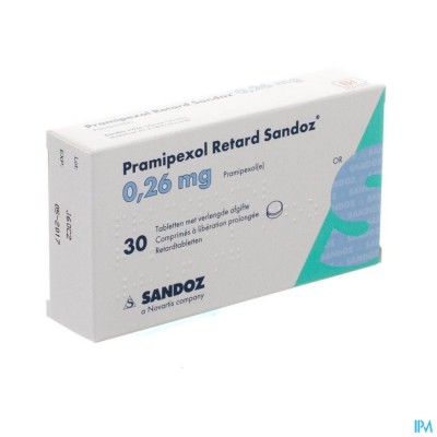 Pramipexol Retard Sandoz 0,26mg Verl Afgif 30