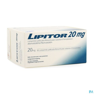 Lipitor 20mg Tabl 84