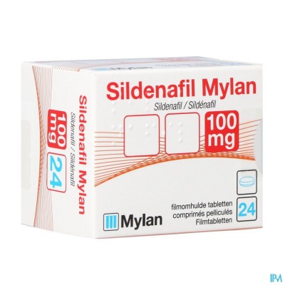 Sildenafil Viatris 100mg Filmomh Tabl 24