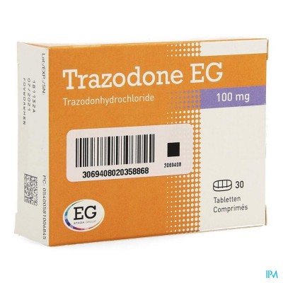 Trazodone EG Tabl  30 X 100 Mg