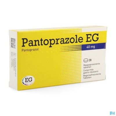 Pantoprazole EG 40Mg Maagsapresist.Tabl Blist 28