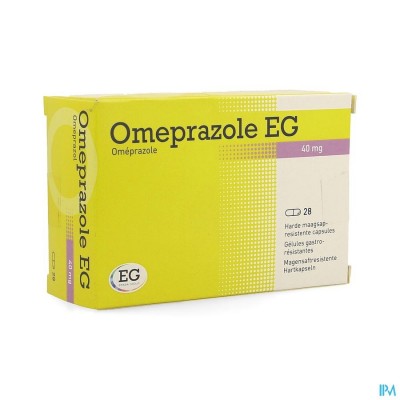 Omeprazole EG 40 Mg Maagsapresist Caps Bl 28X40Mg