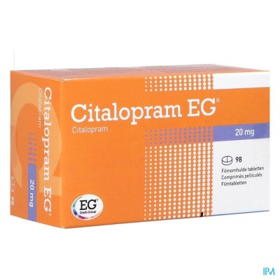 Citalopram Eg Pi Pharma Comp 98x20mg Pip