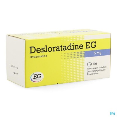 Desloratadine EG  5 Mg Filmomh Tabl 100 X  5 Mg
