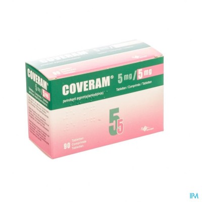 Coveram 5mg/ 5mg Impexeco Comp 90 Pip