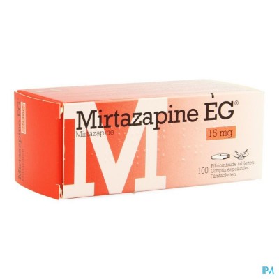 Mirtazapine Eg 15mg Pi Pharma Filmomh Tabl 100 Pip