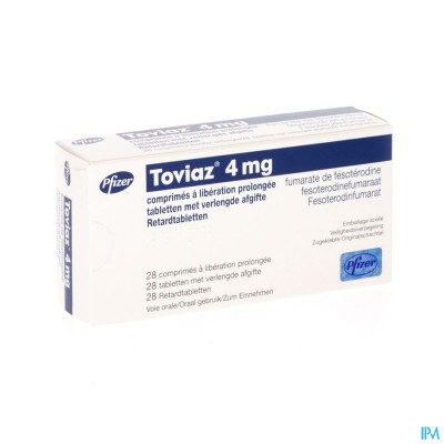 TOVIAZ 4 MG COMP VERLENGDE AFGIFTE 28 X 4 MG