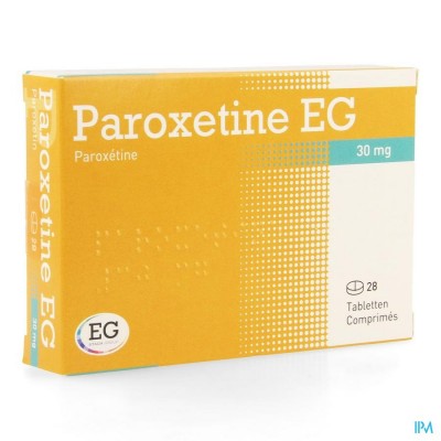 Paroxetine EG Tabl 28X30Mg