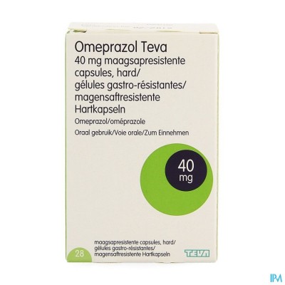 Omeprazol Teva 40mg Caps Maagsapresis Container 28