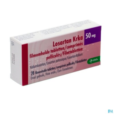 Losartan Krka 50mg Filmomh Tabl 28