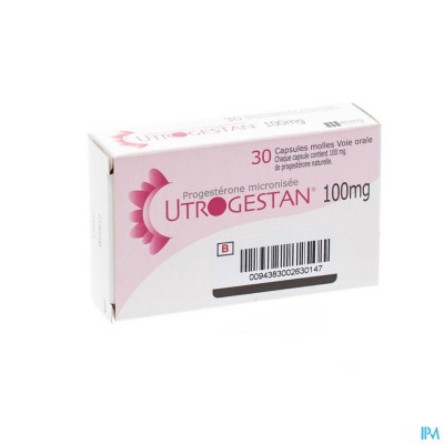 Utrogestan Caps 30 X 100mg