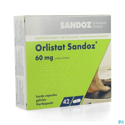 Orlistat Sandoz Harde Caps 42 X 60mg