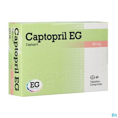 Captopril EG           Tabl 60X50Mg