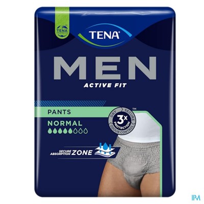 Tena Men Active Fit Pants Norm.grijs l/xl10 772802