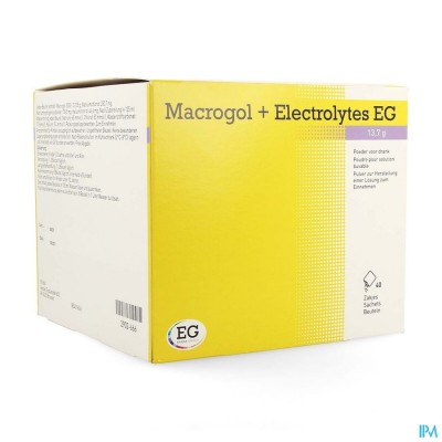 Macrogol+Electrolytes EG 13,7G Pdr Sach 40